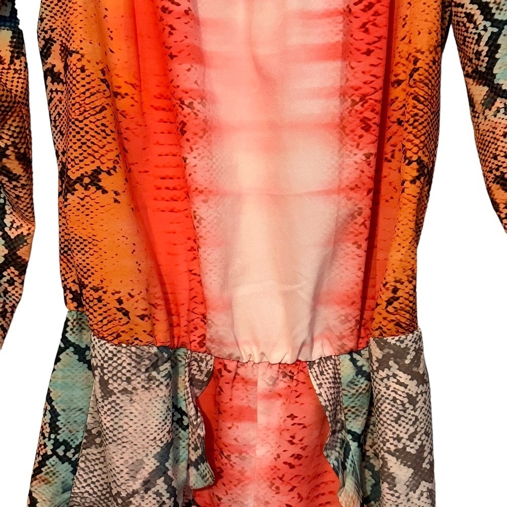 Lovers + Friends Carmella Aztec Python Off Should… - image 4